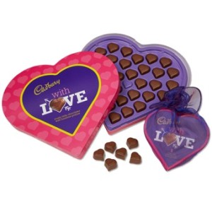 Richard Cadbury scatola cioccolatini a cuore