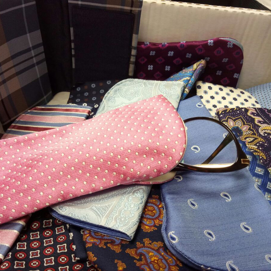 some glasses cases present in our shop in Pontecagnano Salerno