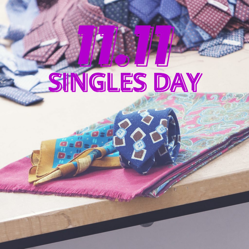 Singles'Day cravatte e accessori sartoriali fatti a mano DM Ties