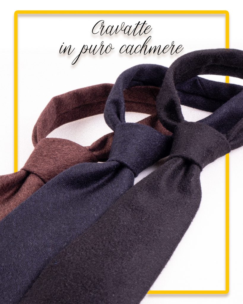 cravatte in puro cachemire fatte a mano made in italy dm ties