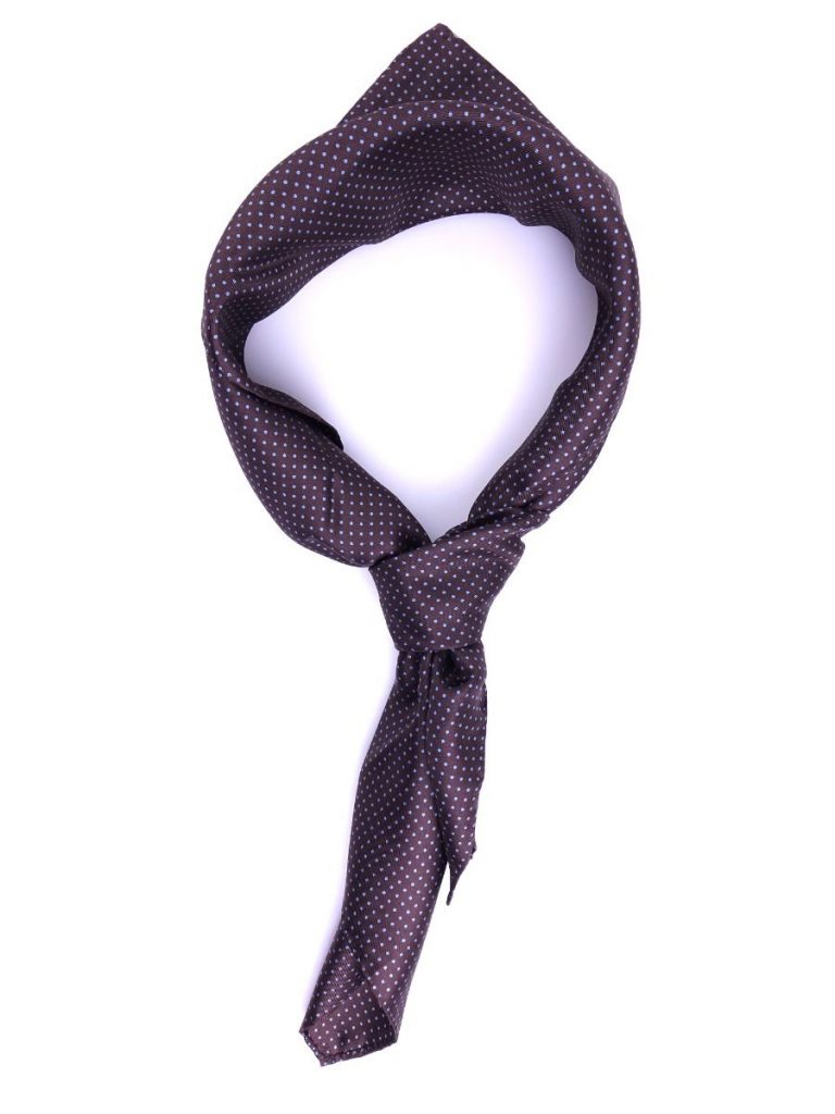 foulard seta bordeaux viola scuro
