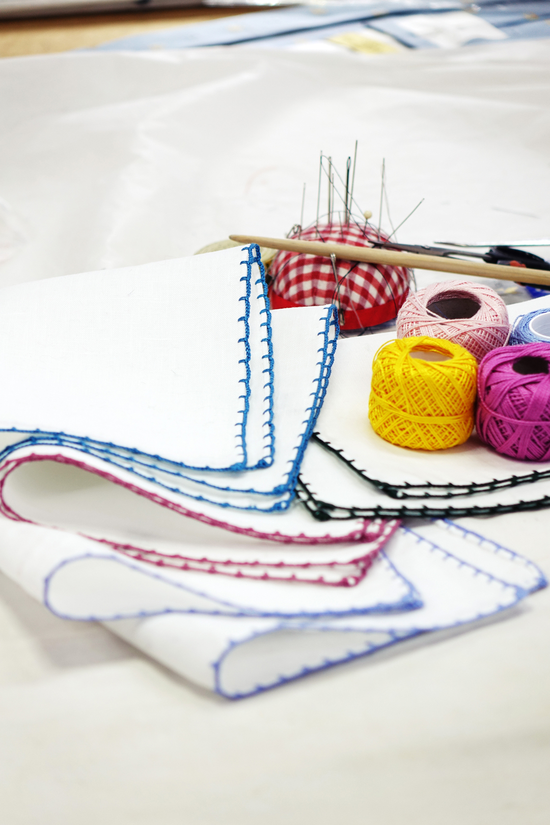 fazzoletti da taschino lavorati a uncinetto (crochet) DM Ties