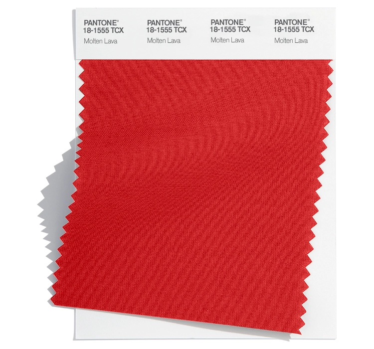 PANTONE 18-1555 Molten Lava