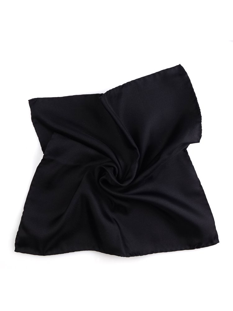 black pocket square halloween