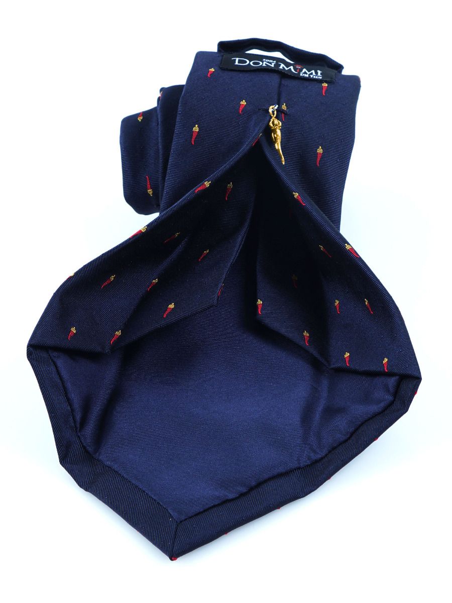 cravatta 7 pieghe natalizia anti malocchio