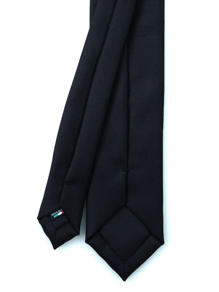 Retro della cravatta nera donna DM Ties