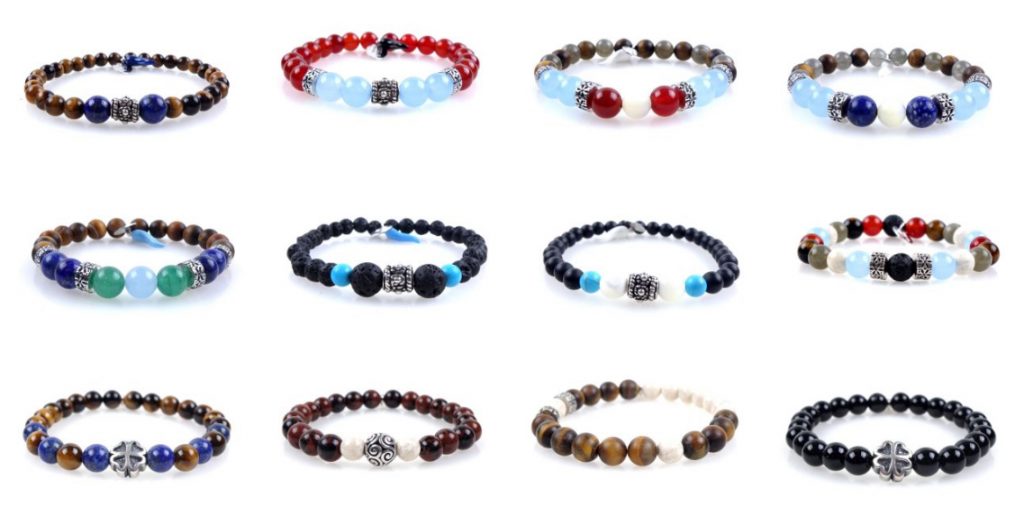 hard stone bracelets dm ties