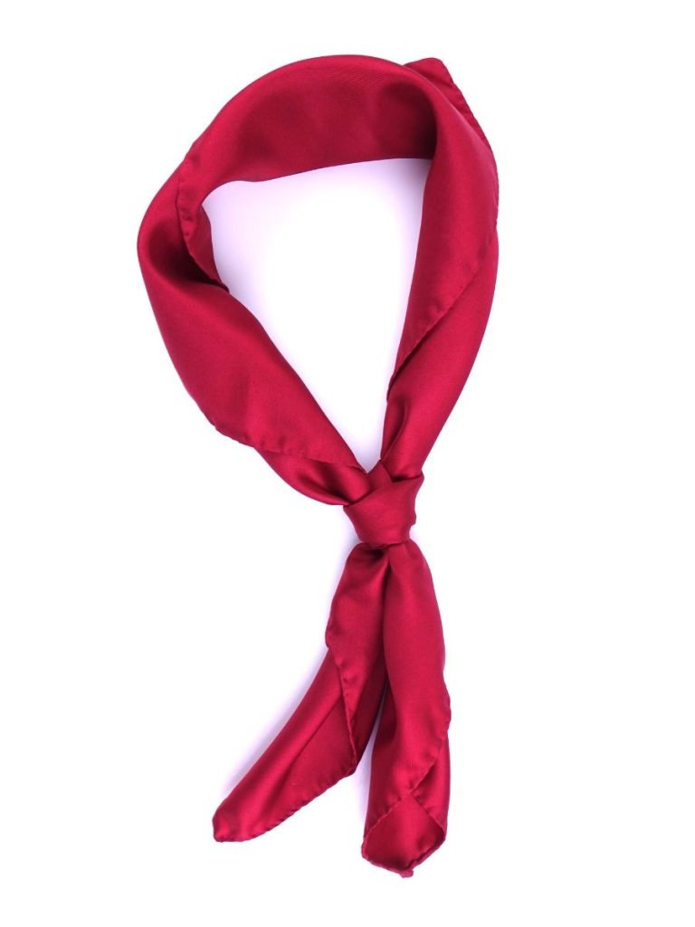 foulard rosso scuro halloween