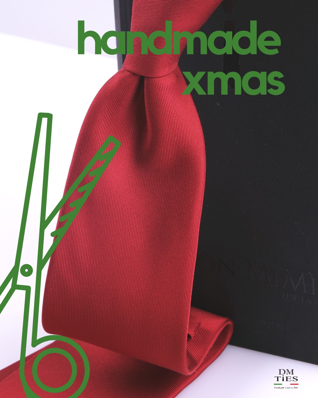 cravatta sartoriale DM Ties scontata, regalo di Natale perfetto